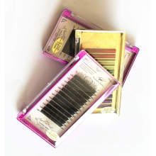 Wholesale Korea silk PBT False Eyelashes Faux Mink Individual Lashes colored lashes Private Label volume lashes